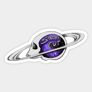 Spaced Out- Purple Sticker